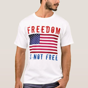 自由は自由ではない Tシャツ