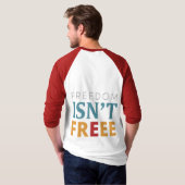 自由は自由ではない Tシャツ (裏面フル)