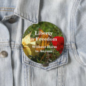 自由は自由…ボタン 缶バッジ (インサイチュ)