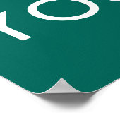 自由は身に余る危険を冒してこれを守る ポスター (角)