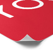 自由は身に余る危険を冒してこれを守る ポスター (角)