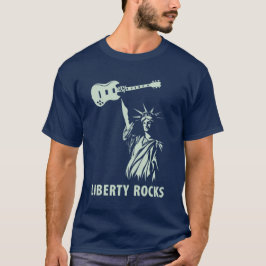自由はTシャツを揺すります Tシャツ