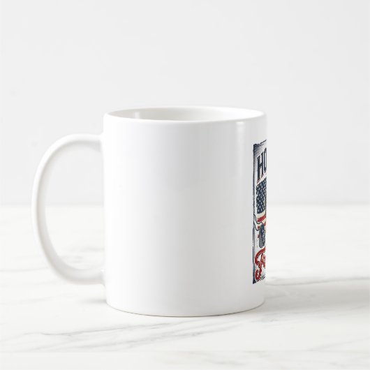 自由への釣り 7月4日 コーヒーマグカップ (左)