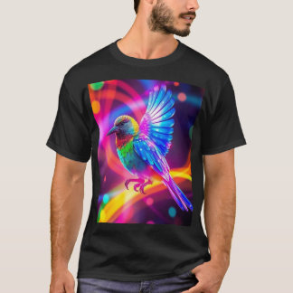 自由への飛翔:鳥たちの精神 Tシャツ