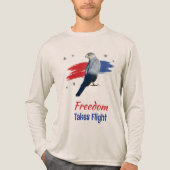 自由への飛翔Tシャツ トライブレンドTシャツ (正面)