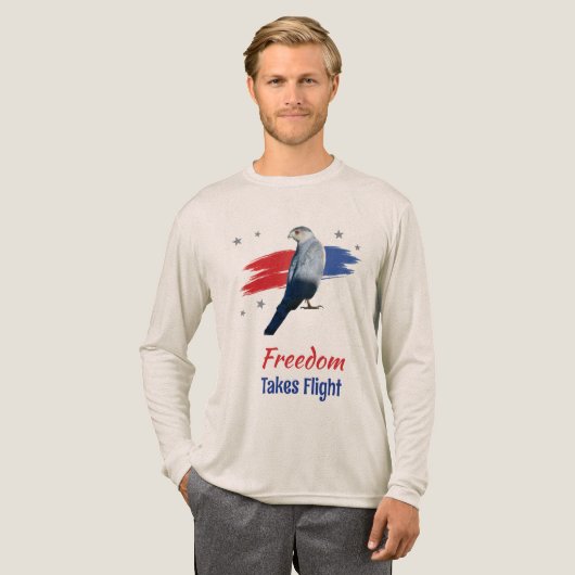 自由への飛翔Tシャツ トライブレンドTシャツ (正面全体)
