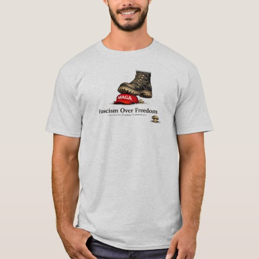 自由よりファシズム Tシャツ (正面)