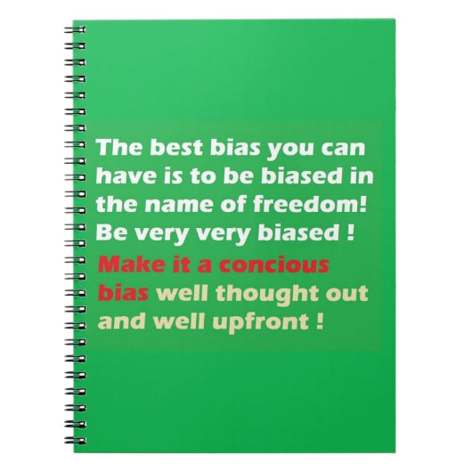 自由を再び大きくする ノートブック (正面)