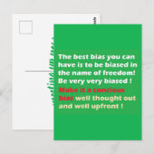 自由を再び大きくする ポストカード (正面/裏面)