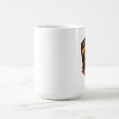 自由を吸い込んで、冒険を生きよう コーヒーマグカップ (中央)