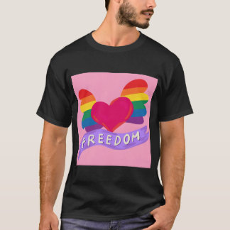自由を愛する少年 Tシャツ