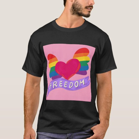 自由を愛する少年 Tシャツ (正面)