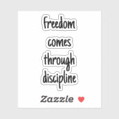 自由を感じるカスタムカットビニールステッカー シール (シート)