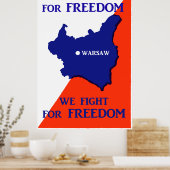 自由を求めて戦う第二次世界大戦ポーランド ポスター (キッチン)