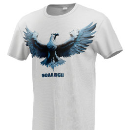 🦅 自由を翔ける鷲 - 雄大な飛翔 Tシャツ