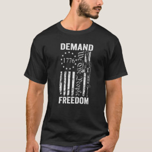 自由を要求する我々国民AR15第2改正Pr Tシャツ