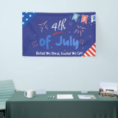 自由を輝かせろ! 横断幕 (トレードショー)