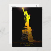 自由を送る：自由の女神はがき ポストカード (正面/裏面)