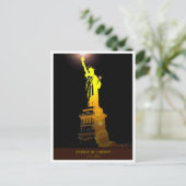 自由を送る：自由の女神はがき ポストカード (スタンド正面)