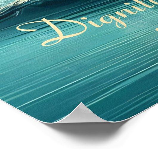 自由を通してギャロップをきらめく守る ポスター (角)