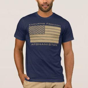 自由アフガニスタンに耐えること Tシャツ
