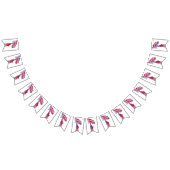 自由アメリカ国旗とテキストの像 バンティングフラッグ (全)