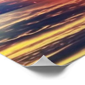 自由アメリカ国旗の像 ポスター (角)