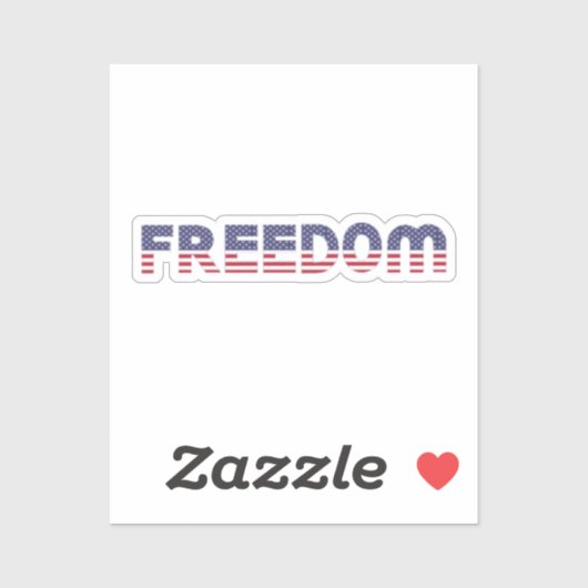 自由アメリカ愛国自由ギフト国旗 シール (シート)