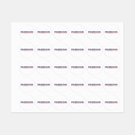 自由アメリカ愛国自由ギフト国旗 ラベル