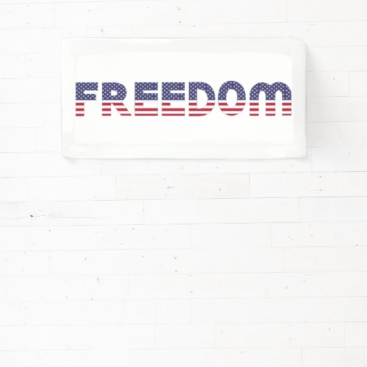 自由アメリカ愛国自由ギフト国旗 横断幕 (インサイチュ)