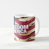 『自由アメリカ』マグカップ コーヒーマグカップ (正面右)