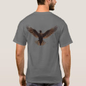 自由インスパイアTシャツデザイン Tシャツ (裏面)