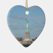 自由エリス島像 セラミックオーナメント (右)