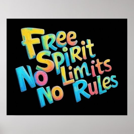 自由カラフル精神 ポスター (正面)