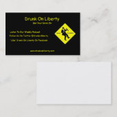 自由カードで飲まれる 名刺 (正面/裏面)