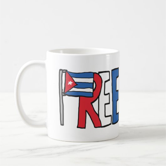 自由キューバ コーヒーマグカップ (左)