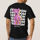 自由クール市街 Tシャツ (裏面)