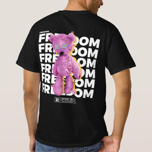 自由クール市街 Tシャツ (裏面)