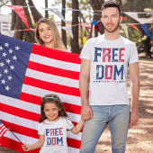 自由グランジレトロスクリプト | 1776 Tシャツ以降 Tシャツ