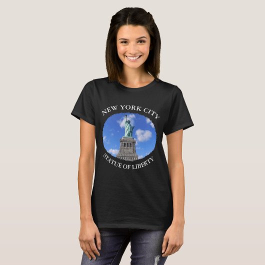 自由シャツの像 Tシャツ (正面フル)