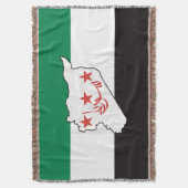 自由シリアسورية حرة スローブランケット (正面縦)