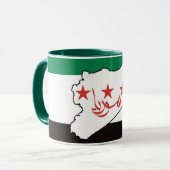 自由シリアسورية حرة マグカップ (正面左)