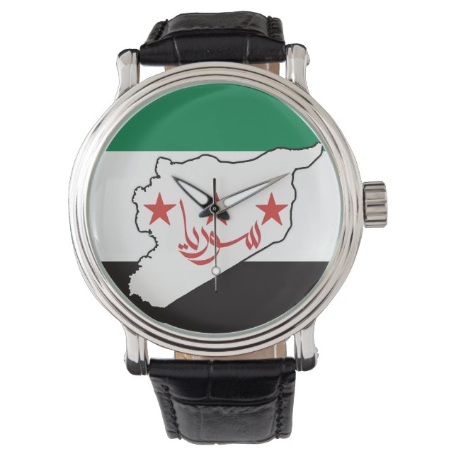 自由シリアسورية حرة 腕時計 (正面)