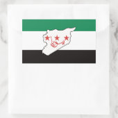 自由シリアسورية حرة 長方形シール (バッグ)