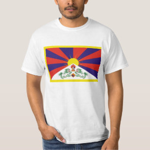 自由チベット – チベット国旗 Tシャツ