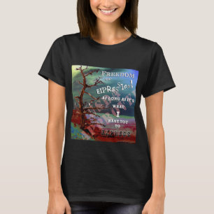 自由ツリーT -表現の自由 Tシャツ