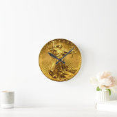 自由ドル ラウンド壁時計 (ホーム)