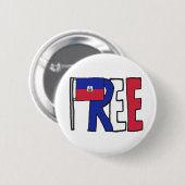 自由ハイチ 缶バッジ (正面&裏面)