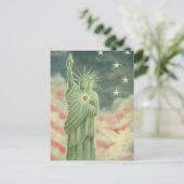 自由ハート ポストカード (スタンド正面)