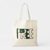 自由パキスタン国旗 トートバッグ (裏面)